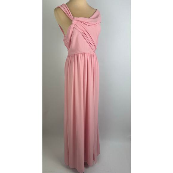 NBD REVOLVE Size Small Pink Kinsley Evening Gown One Shoulder Crepe Formal Glam - Picture 6 of 15